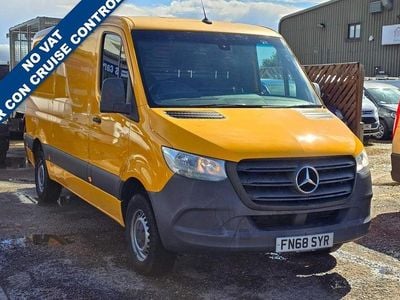 Yellow Used 2018 Mercedes Sprinter Van | £8,999