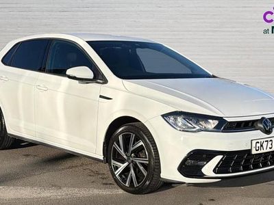 Pure white Used 2023 VW Polo R-line Hatchback | £16,695 (Fair price)