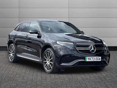 Used Mercedes EQC400 AMG line 300 kW (408 HP) 2023 Black SUV