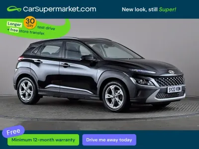 Gebraucht Hyundai Kona SE 120 PS (88 kW) 2022 Schwarz SUV