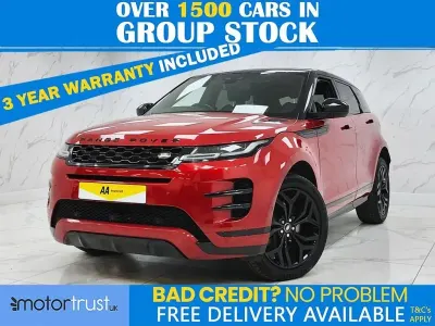 Begagnad Land Rover Range Rover evoque SE Dynamic 180 HK (132 kW) 2019 Röd SUV