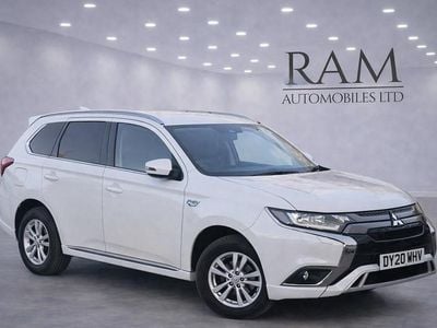 White Used 2020 Mitsubishi Outlander P-HEV SUV | £10,790 (Super price)