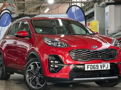 Używany Kia Sportage 136 KM (100 kW) 2020 Czerwony SUV