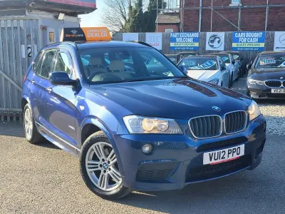 Used BMW X3 M Sport 184 HP (135 kW) 2012 Blue SUV