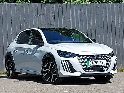 New Peugeot e-208 GTi 100 kW (136 HP) 2026 Special metallic  okenite white Hatchback