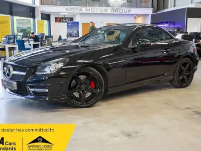 Used Mercedes SLK250 AMG 204 HP (150 kW) 2014 Black Cabriolet