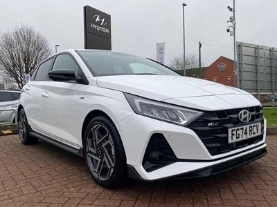 White Used 2024 Hyundai i20 N Line Hatchback | £18,850 (Fair price)