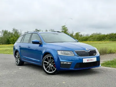 Used Skoda Octavia vRS 184 HP (135 kW) 2016 Blue Estate