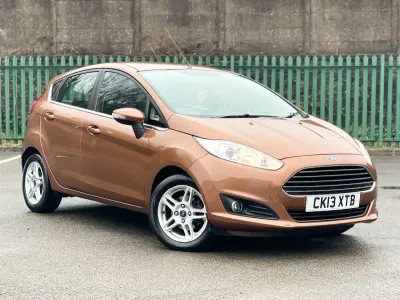 Used Ford Fiesta Zetec 82 HP (60 kW) 2013 Yellow Hatchback