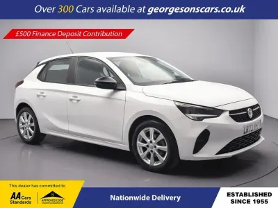 Used Vauxhall Corsa Design Edition 75 HP (55 kW) 2023 White Hatchback