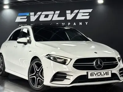 Used Mercedes A35 AMG Premium Plus 2019 White Hatchback