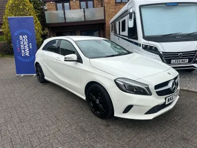 Used Mercedes A180 Premium 109 HP (80 kW) 2017 White Hatchback