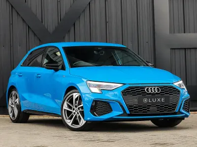 Used Audi A3 Comfort 150 HP (110 kW) 2021 Blue Sedan
