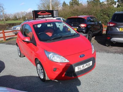 Used Ford Ka 69 HP (50 kW) 2015 Red Hatchback
