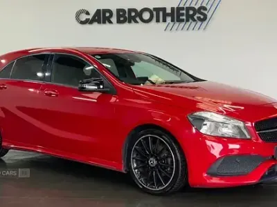 Used Mercedes A160 AMG line 2017 Red Hatchback