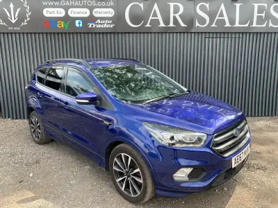 Used Ford Kuga ST-Line 150 HP (110 kW) 2017 Blue SUV