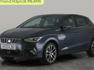 Begagnad Seat Ibiza XCELLENCE Lux 110 HK (80 kW) 2023 Grå Halvkombi
