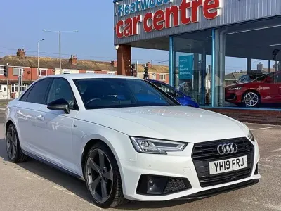 Used Audi A4 Black Edition 150 HP (110 kW) 2019 White Sedan
