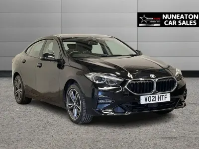 Used BMW 218 Sport Line 136 HP (100 kW) 2021 Black Coupe