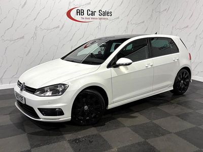 White Used 2017 VW Golf VII R-line Edition Hatchback | £12,799 (Expensive)