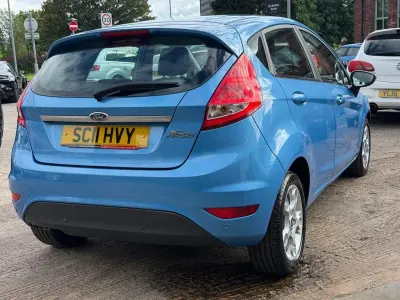 Used Ford Fiesta Zetec 2011 Blue Hatchback