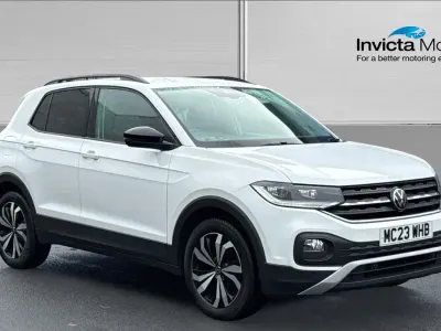 Used VW T-Cross Black Edition 95 HP (69 kW) 2023 White SUV