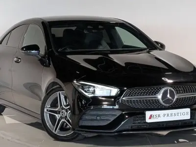 Usado Mercedes CLA200 AMG line 163 HP (119 kW) 2021 Preto Coupé