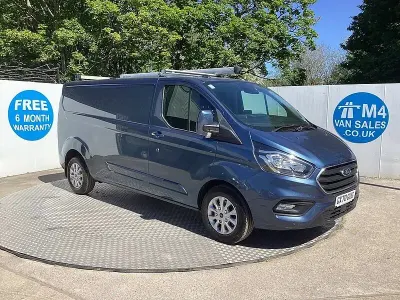 Used Ford Transit Custom Limited 130 HP (95 kW) 2020 Blue Van
