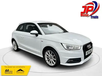 Used Audi A1 S-Line 95 HP (69 kW) 2018 White Hatchback