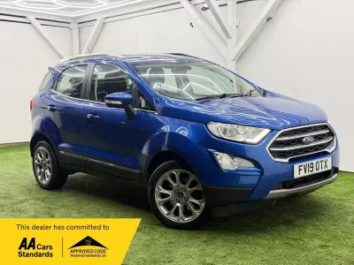 Usado Ford Ecosport Titanium 125 HP (91 kW) 2019 Azul SUV