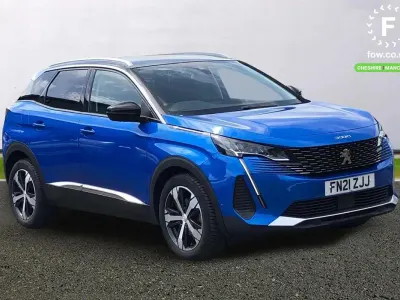 Używany Peugeot 3008 Allure Premium 131 KM (96 kW) 2021 Niebieski SUV