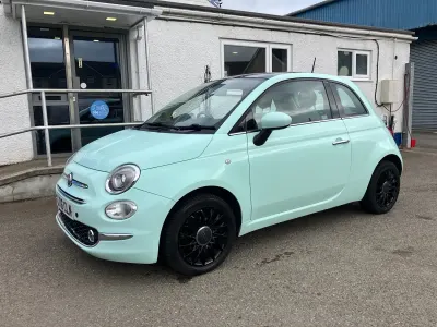 Used Fiat 500 Lounge 69 HP (50 kW) 2016 Green Hatchback