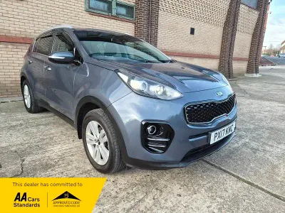 Used Kia Sportage 130 HP (95 kW) 2017 Blue SUV