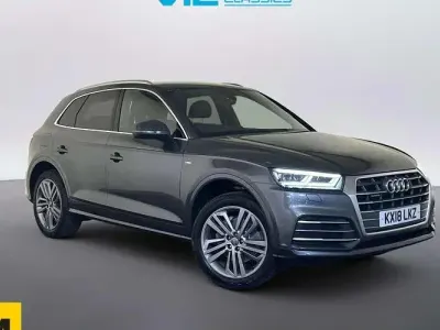 Used Audi Q5 S-Line 252 HP (185 kW) 2018 Grey SUV