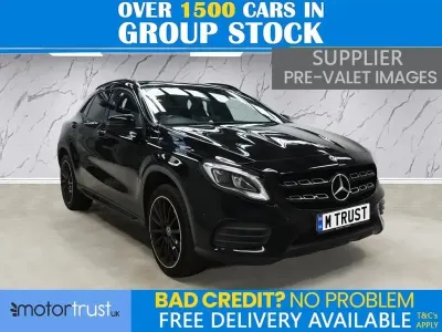 Usado Mercedes GLA200 AMG line 156 HP (114 kW) 2019 Preto SUV