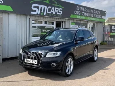 Begagnad Audi Q5 S-line plus 190 HK (139 kW) 2016 Svart SUV