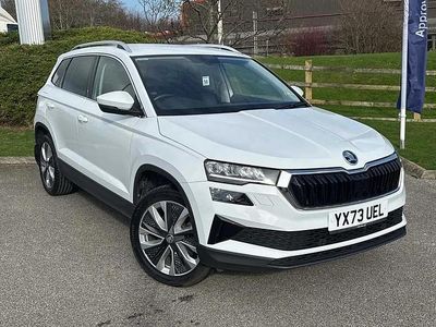 Used Skoda Karoq SE L 147 HP (108 kW) 2023 Moon white metallic SUV