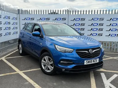 Used Vauxhall Grandland X S 130 HP (95 kW) 2018 Blue SUV