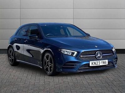 Used Mercedes A180 Executive 116 HP (85 kW) 2023 Denim blue Hatchback
