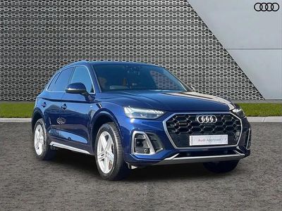 Used Audi Q5 S-Line 261 HP (191 kW) 2022 Blue SUV