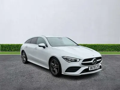 Used Mercedes CLA200 AMG line 2020 White Estate
