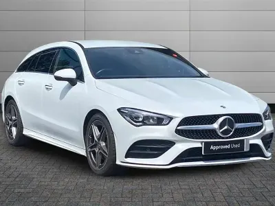 Used Mercedes CLA200 AMG Line Premium 161 HP (118 kW) 2023 Digital white Estate