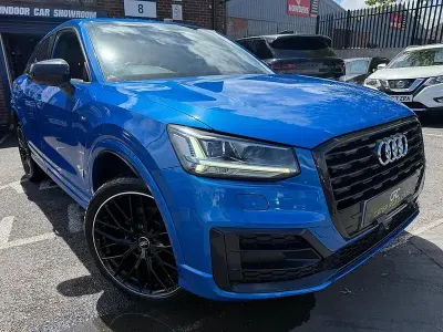 Used Audi Q2 Black Edition 116 HP (85 kW) 2019 Blue SUV