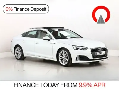 Used Audi A5 Sport 2024 White Hatchback