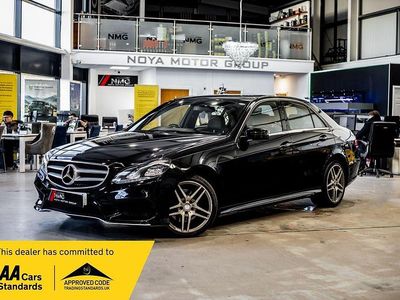 Black Used 2014 Mercedes E220 AMG line Sedan | £7,849 (Fair price)