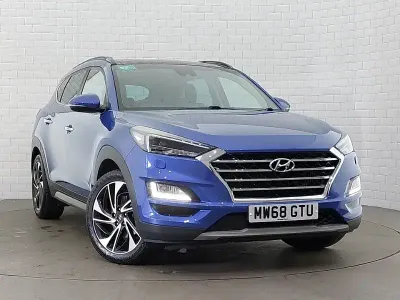 Używany Hyundai Tucson Premium SE 177 KM (130 kW) 2018 Niebieski SUV