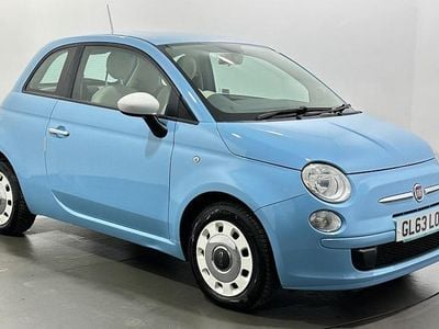 Used Fiat 500 69 HP (50 kW) 2014 Blue Hatchback