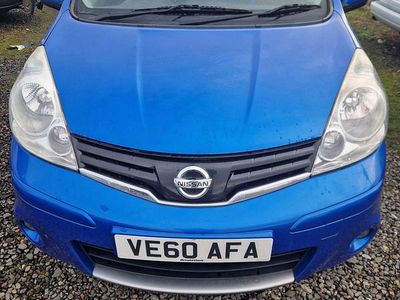 Blue Used 2010 Nissan Note N-TEC MPV | £1,495 (Fair price)