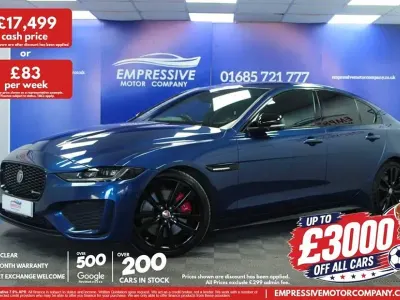 Used Jaguar XE R-Dynamic 2020 Blue Sedan