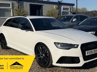 Begagnad Audi RS6 Business 2014 Vit Kombi